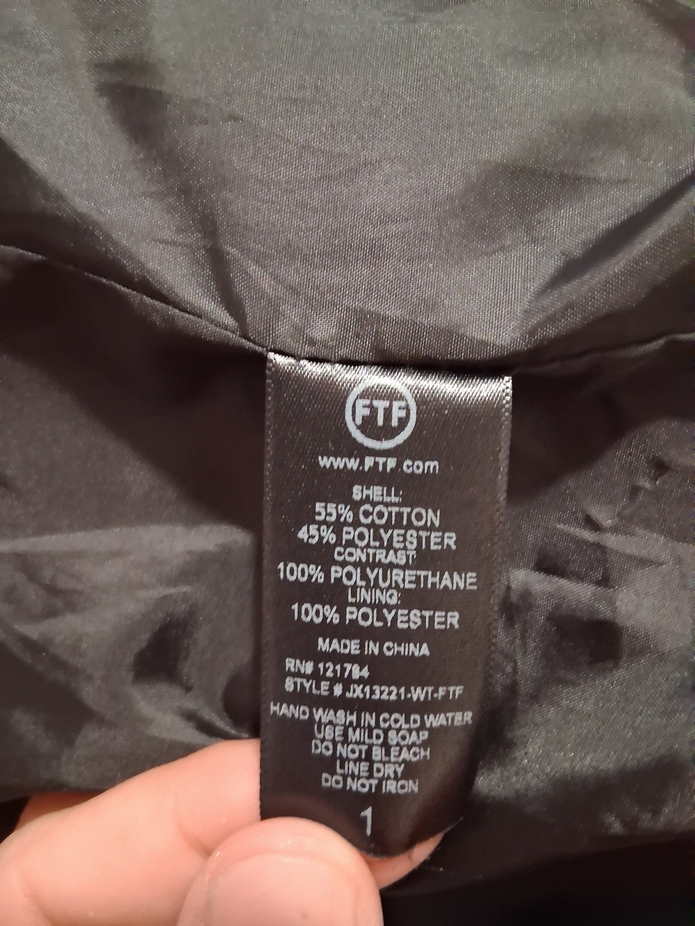 Fashion To Figure  Black and Gray Textured Panel Moto Jacket - Picture 6 of 6